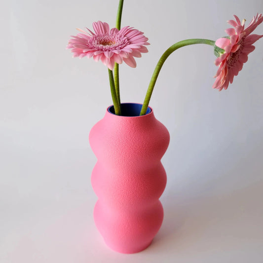 Vase Triptya rose/jaune - Quito