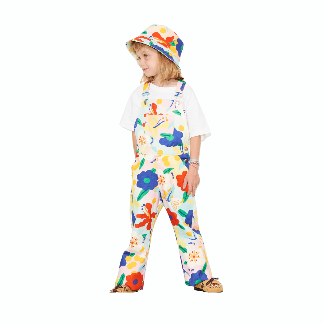 Salopette imprimé "Flower Power" pour enfants