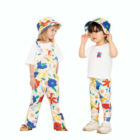 Bob à imprimé "Flower Power" enfant