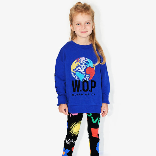 Legging imprimé "Symboles" en Coton Bio