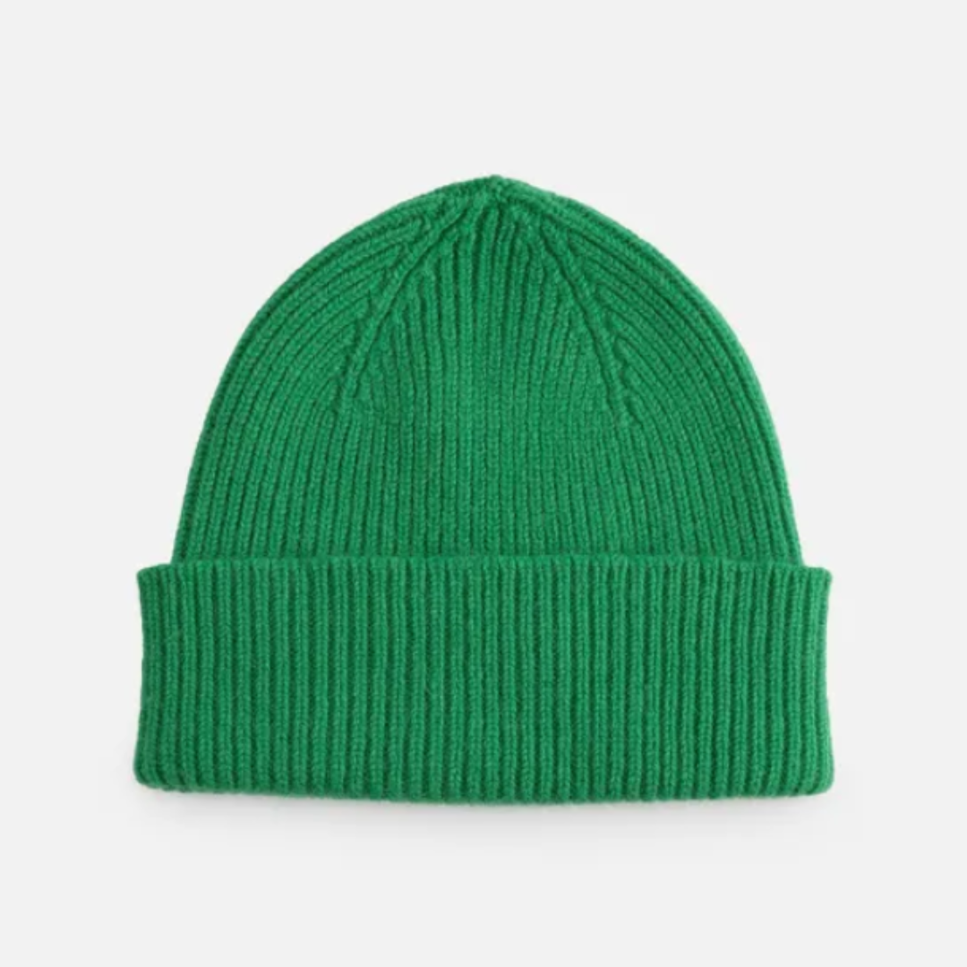 Bonnet en laine Vert Adultes - Mackie