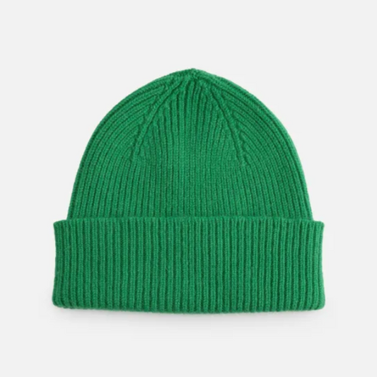 Bonnet en laine Vert Adultes - Mackie