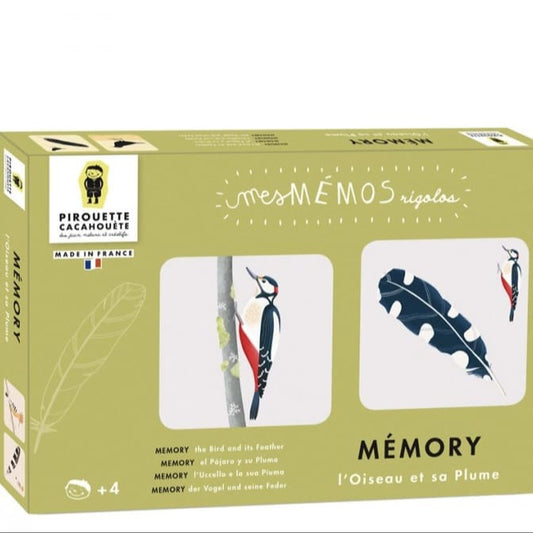 MEMO RIGOLO : L'Oiseau et sa Plume - Pirouette Cacahouète