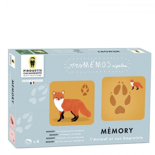 MEMO RIGOLO : l'Animal et son Empreinte - Pirouette Cacahouète