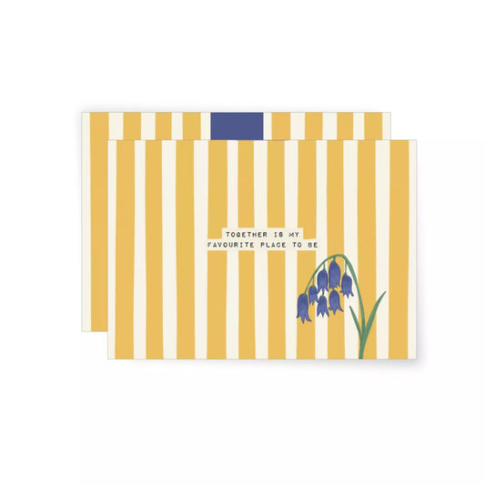 Carte pliée Favourite Place - Miao Papeterie