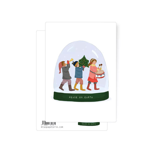 Carte postale Enfants de Noël - Miao Papeterie