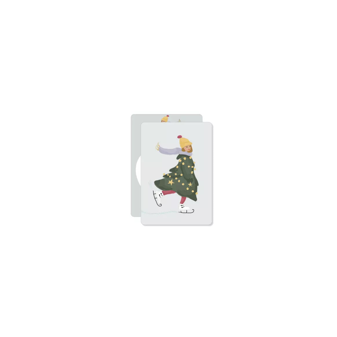 Mini carte Robe de Noël - Miao Papeterie
