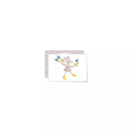 Mini carte Petite souris - Miao Papeterie