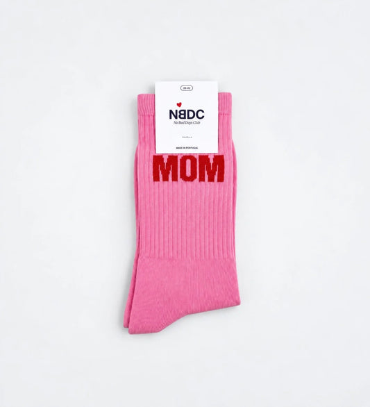 Chaussettes "Mom" rose - NBDC