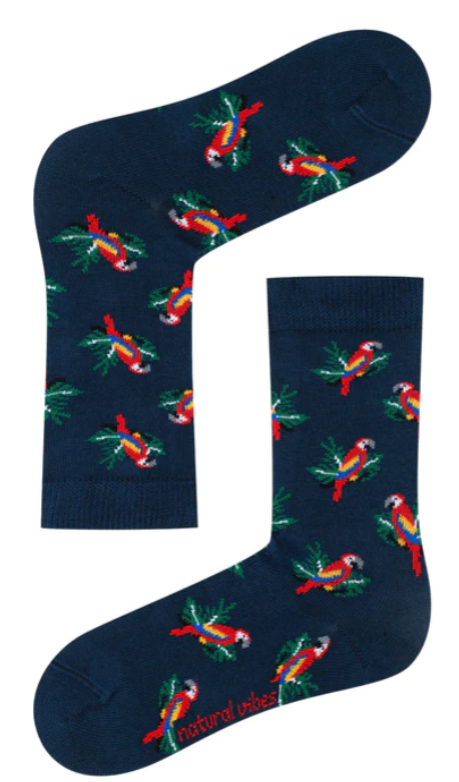 Chaussettes Perroquet tropical - Natural Vibes