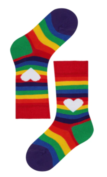 Chaussettes rainbow - Natural vibes