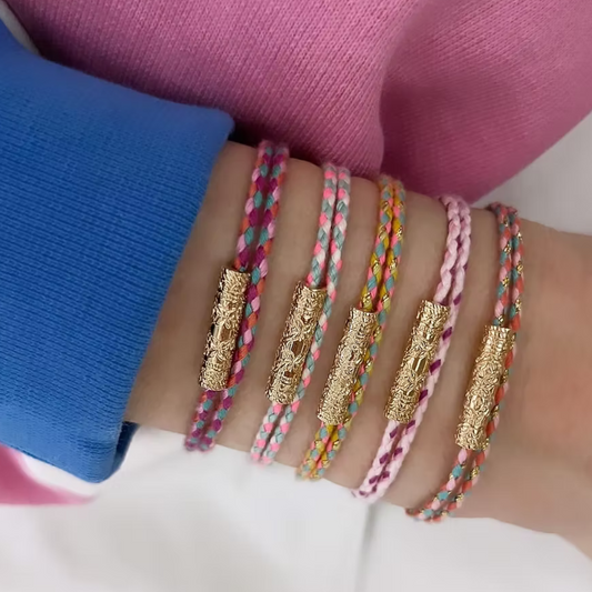 bracelet cordon made in France femme coloré mode