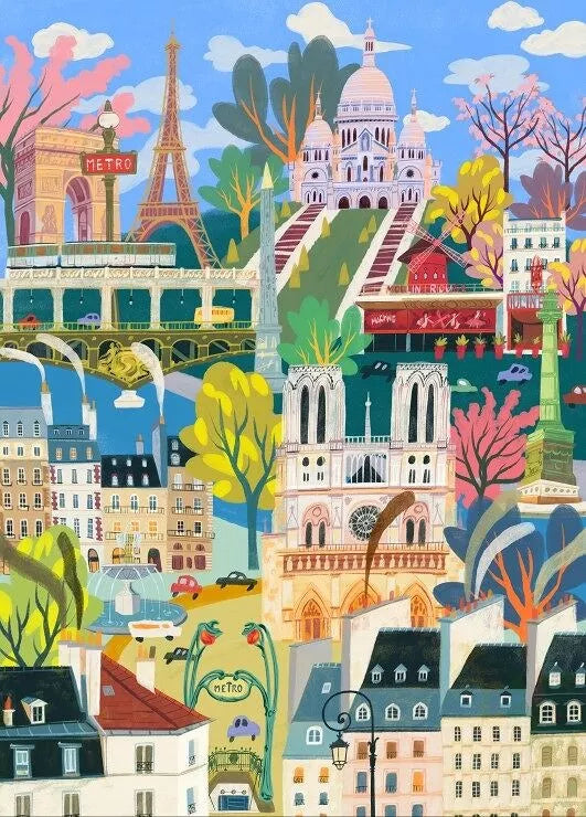 Puzzle 1500p Paris, mon amour - Pieces and Peace