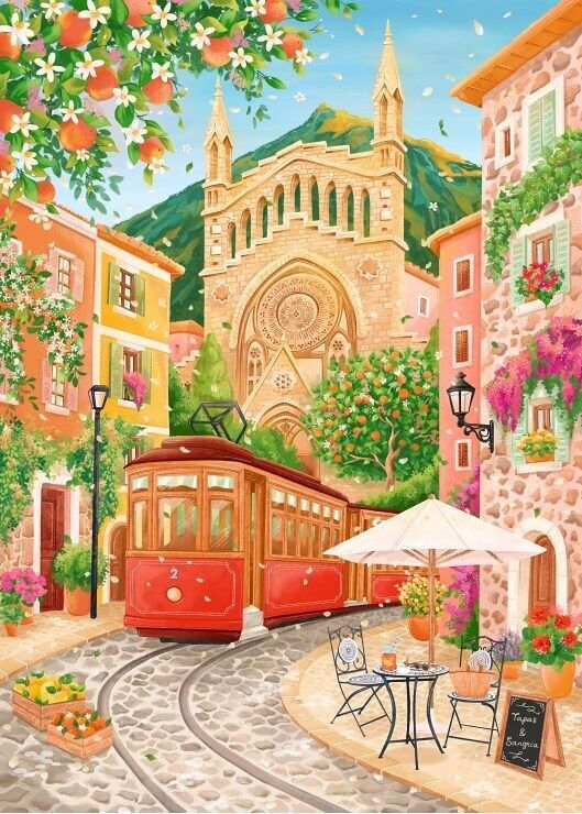 Puzzle 500p Port de Soller - Pieces and Peace