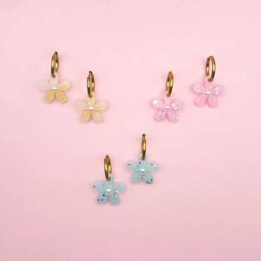 Boucles d'Oreilles Créoles Marguerite - Studio Annette