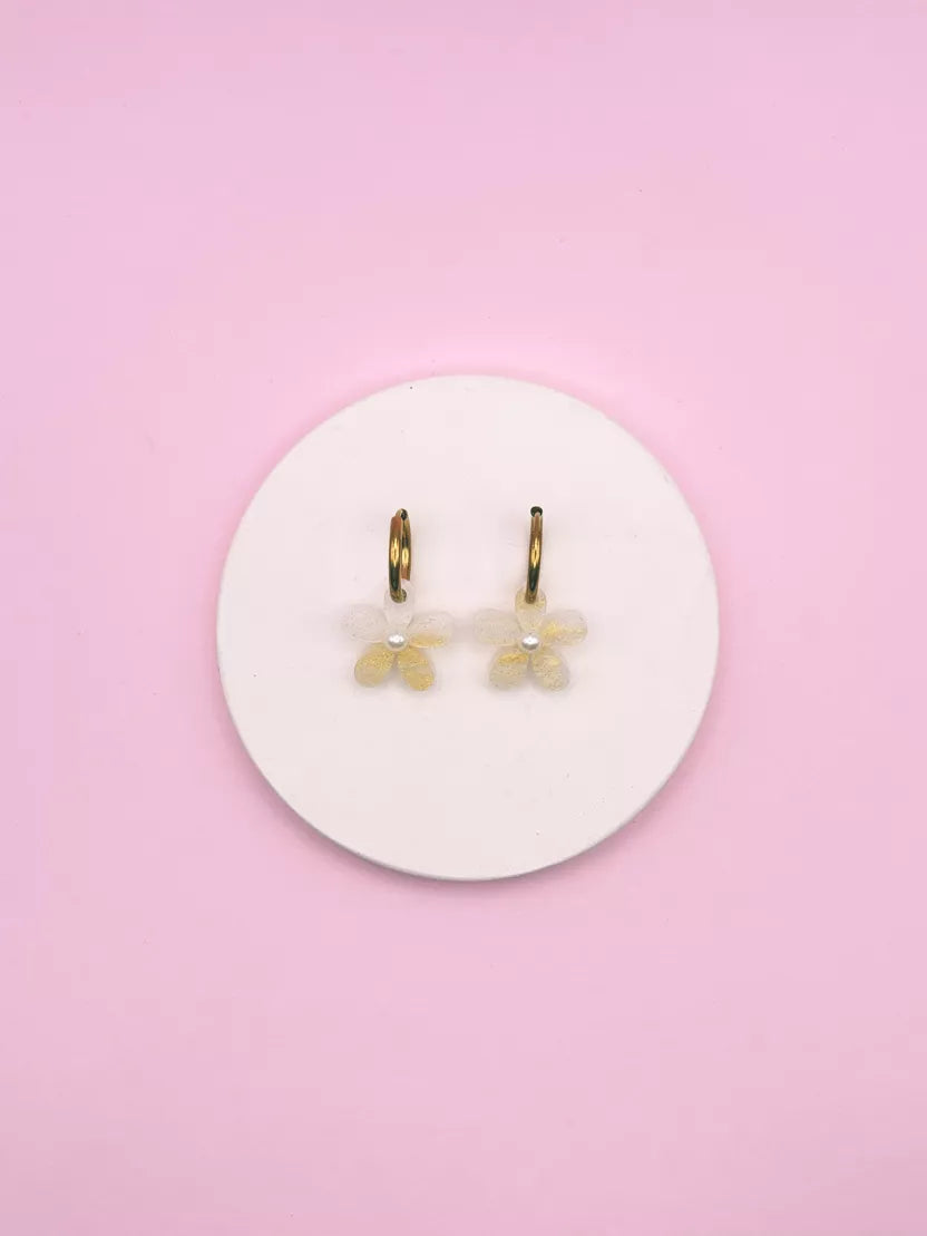 Boucles d'Oreilles Créoles Marguerite - Studio Annette