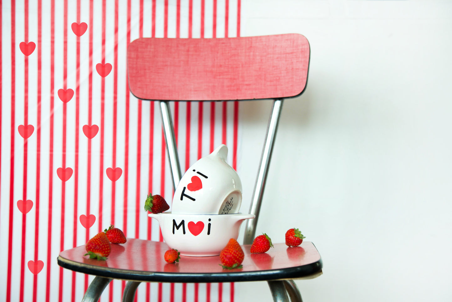 Bol breton Moi / Toi - Pied de Poule