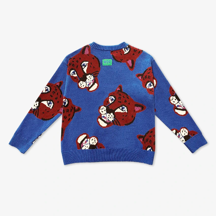 Pull en tricot "Panthère" pour adultes