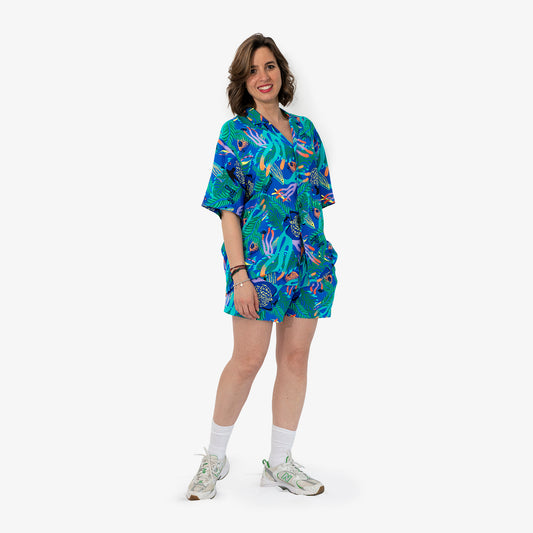 Short "Corail" en Viscose Ecovero