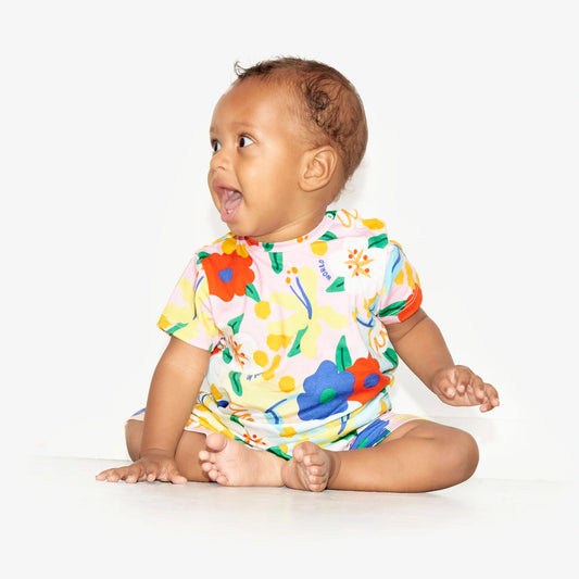 Combinaison "Flower Power" pour bébé