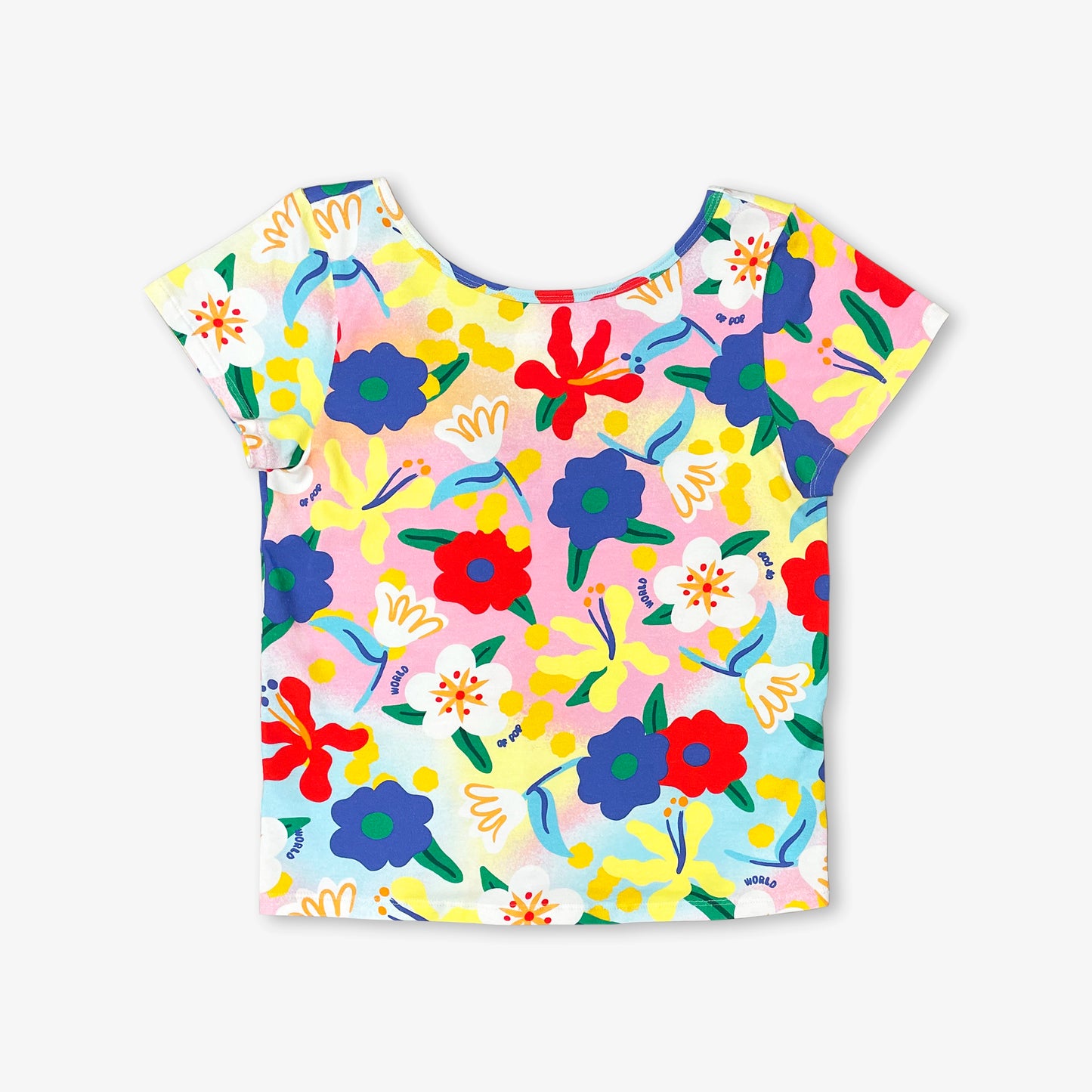 T-shirt "Flower Power" en coton bio pour adultes