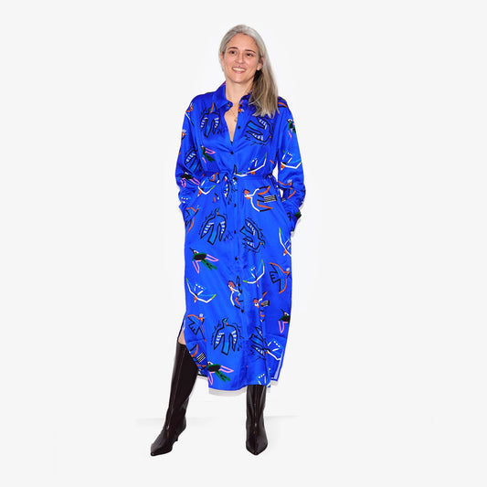 Robe "Birds Protect" pour adultes