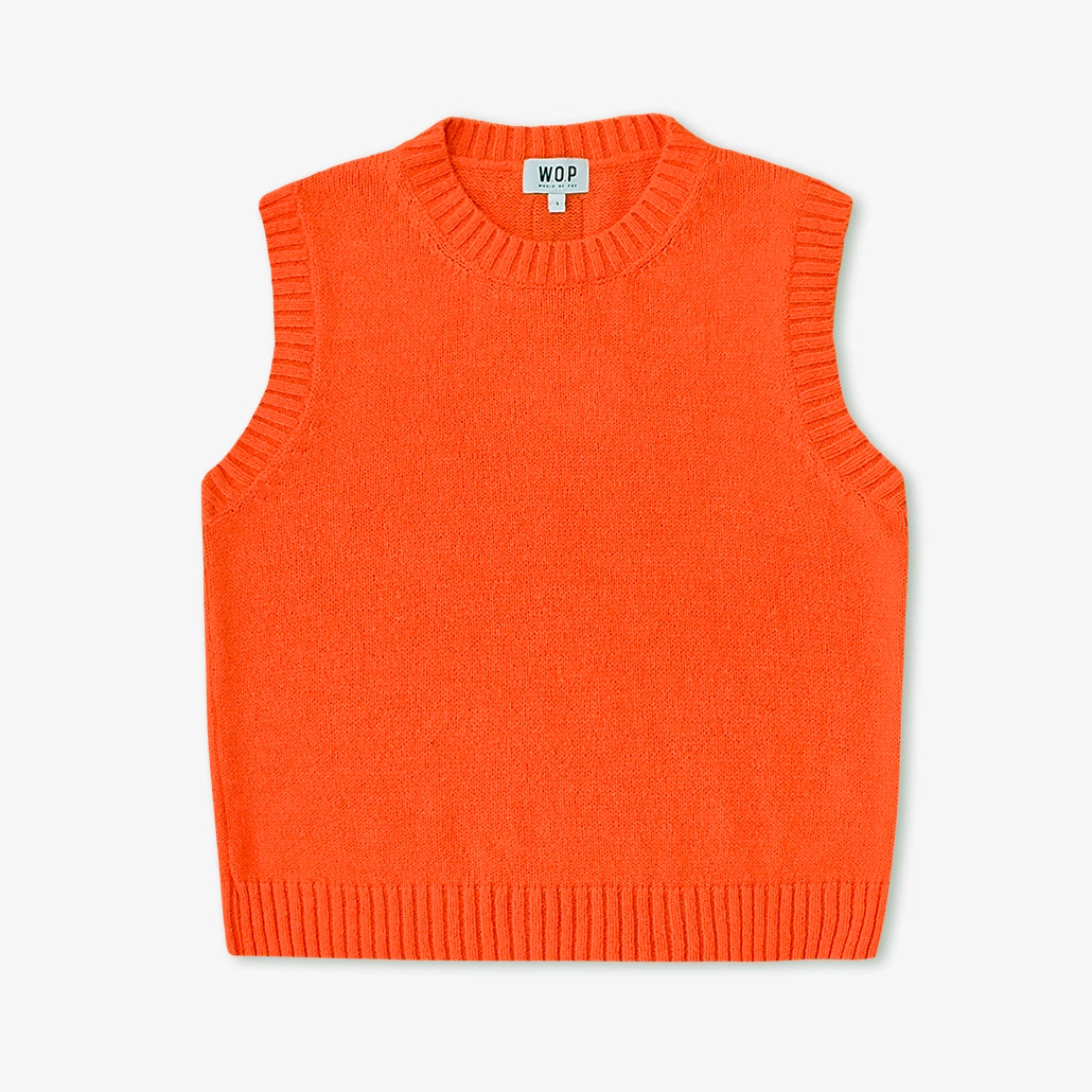 Pull sans manches fluffy pour adultes