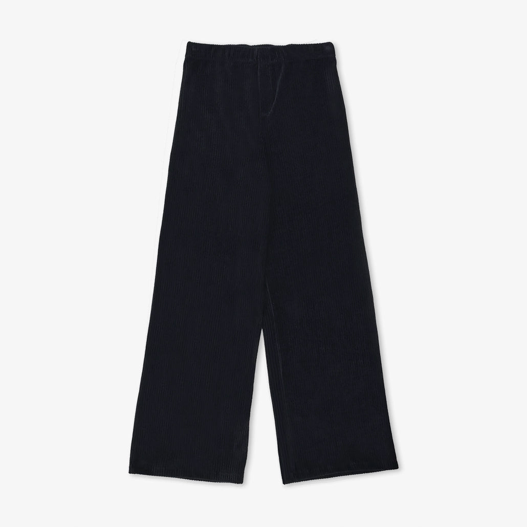 Pantalon velours noir et bleu W.O.P pour adultes