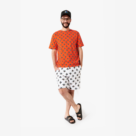 Short imprimé "Bee Lovers" en molleton