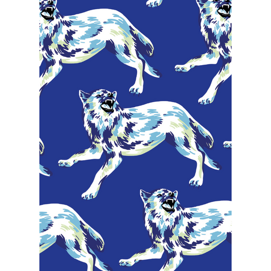 Carte postale Loup - W.O.P World Of Pop