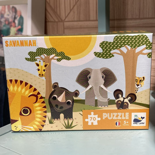 Puzzles pour enfants Savane - Coq en pâte