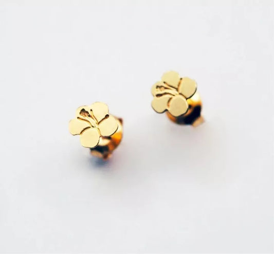 Boucles d'oreilles ibiscus - Adorabili Paris