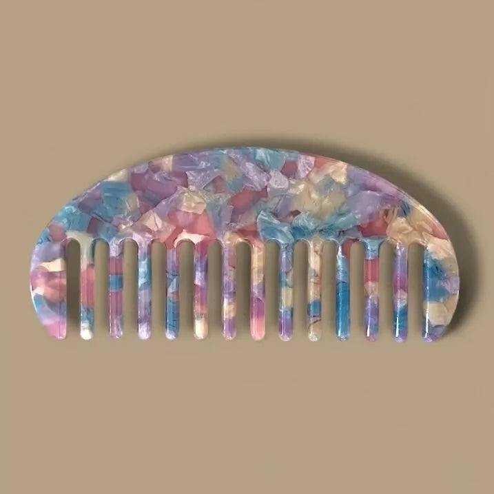 Peigne demi lune Bleu Tie & die - Agathe and coco