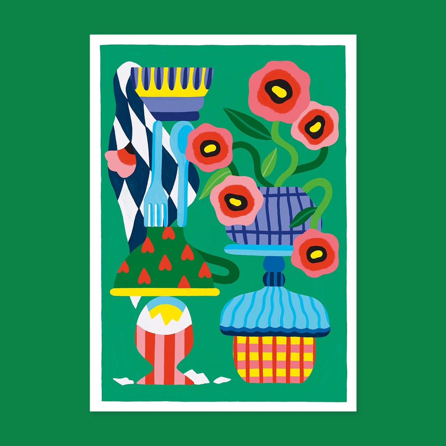 Illustration La cuisine - Piment Martin