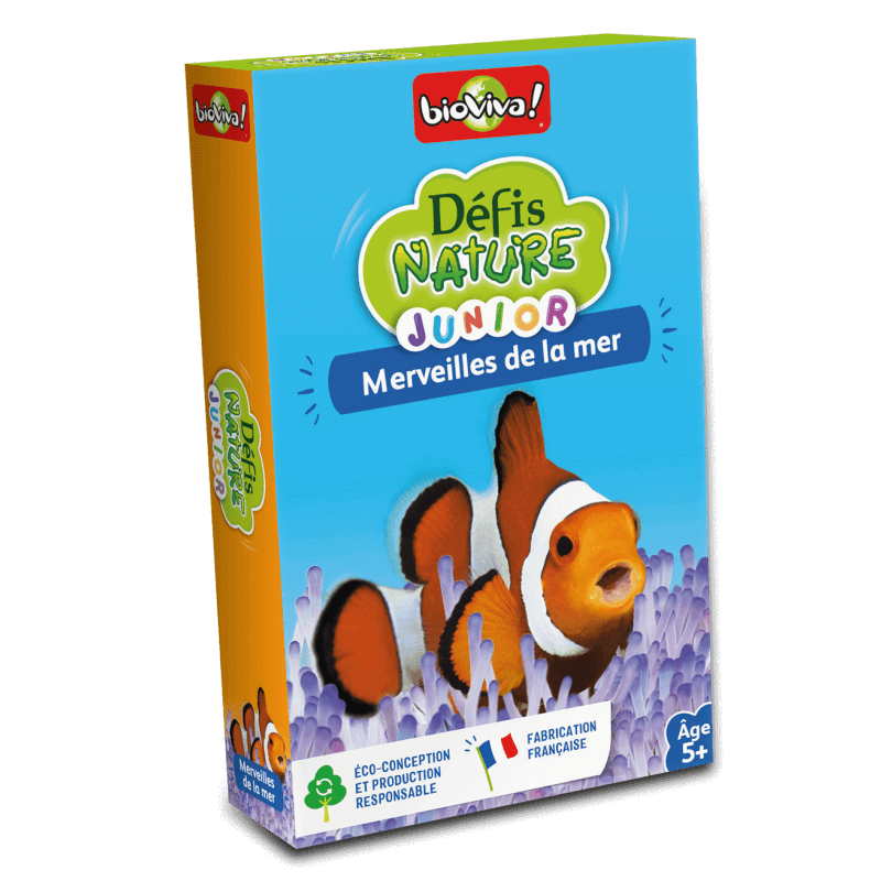 Jeu défis nature junior Merveilles de la mer- Bioviva