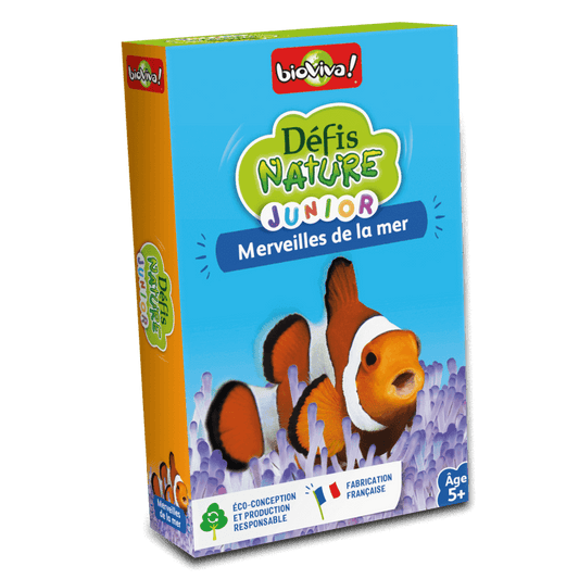 Jeu défis nature junior Merveilles de la mer- Bioviva