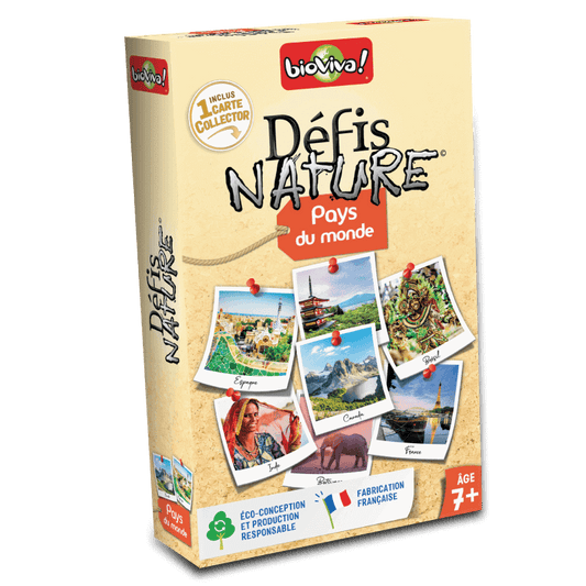 Jeu Défis Nature Pays du Monde - Bioviva