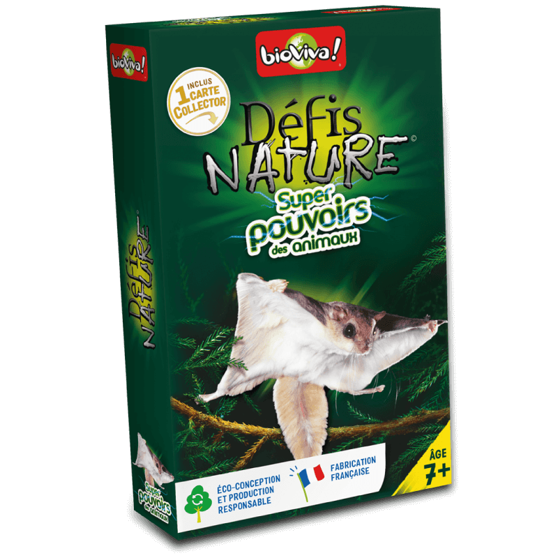 Jeu Défis Nature Super pouvoirs des animaux - Bioviva