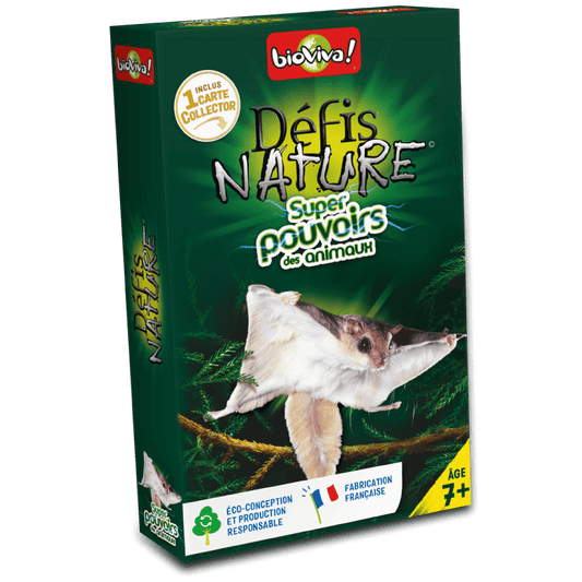Jeu Défis Nature Super pouvoirs des animaux - Bioviva