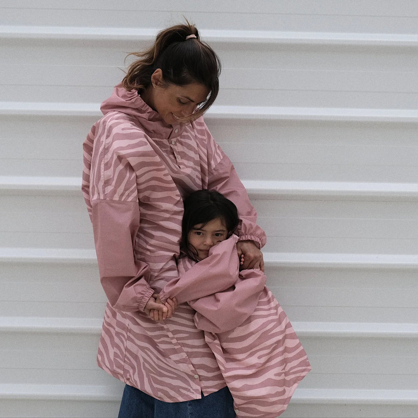 Poncho de pluie long Zebra - Poule Party