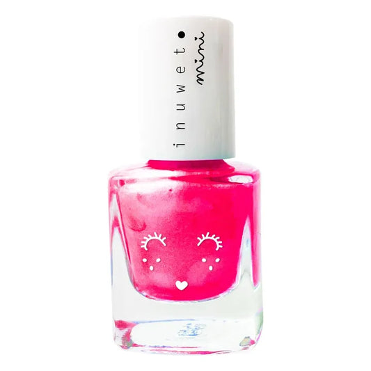 VERNIS À L'EAU NEON ROSE FLUO * PARFUM BUBBLE GUM - INUWET