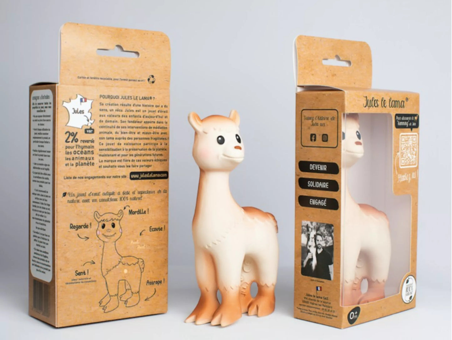 Jules le Lama, jouet pour enfant