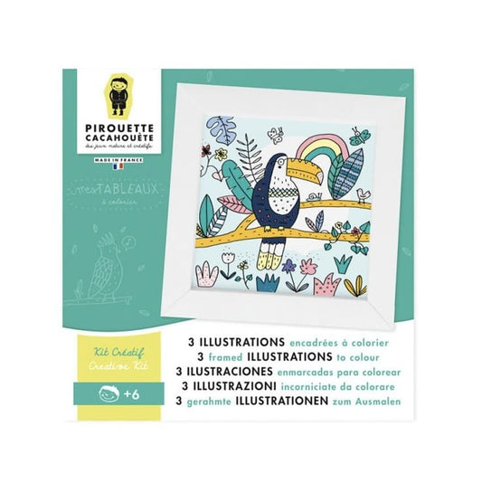 KIT CRÉATIF : mes Tableaux Exotiques