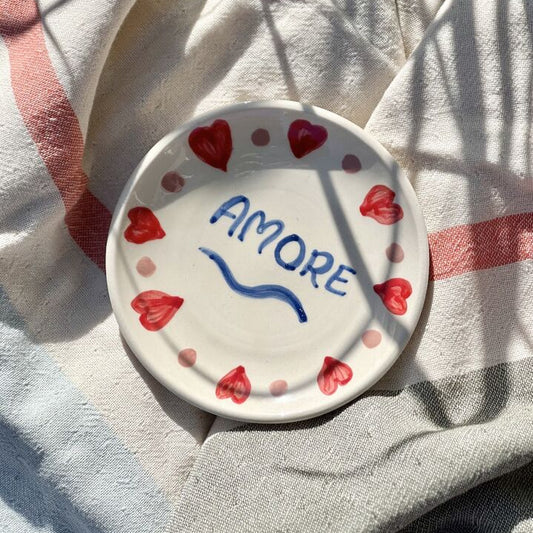 Coupelle & assiette à dessert en céramique - KULT