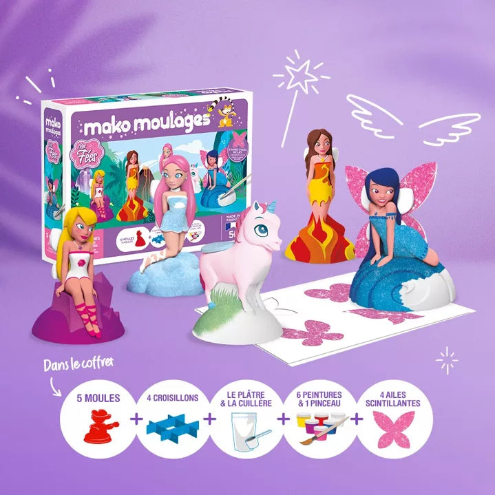 Coffret créatif "Mes fées" - Mako moulages