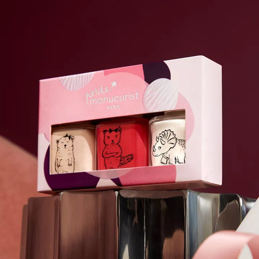 Coffret Noël Trio de vernis à ongle enfant - Manucurist