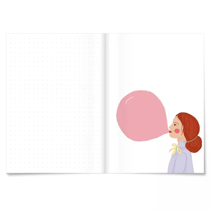 Carnet à remplir Carreau et Bulle - Miao Papeterie