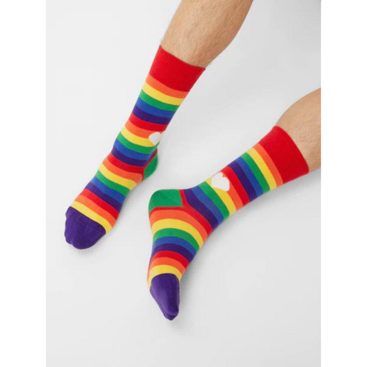 Chaussettes rainbow - Natural vibes