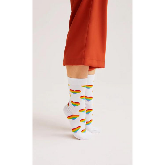 Chaussettes heart rainbow- Natural Vibes