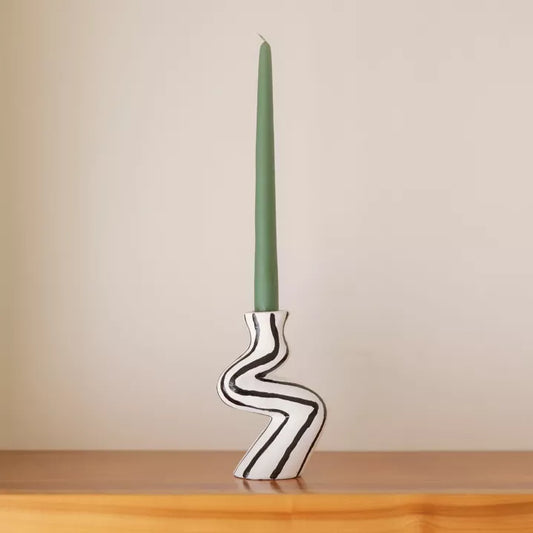 Chandelier en céramique peint à la main - Oito.Atelier